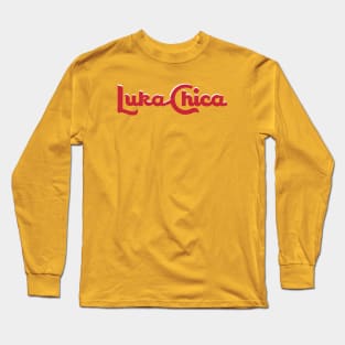 Topo Chico vs Luka Doncic vs Dallas Mavericks Red Long Sleeve T-Shirt